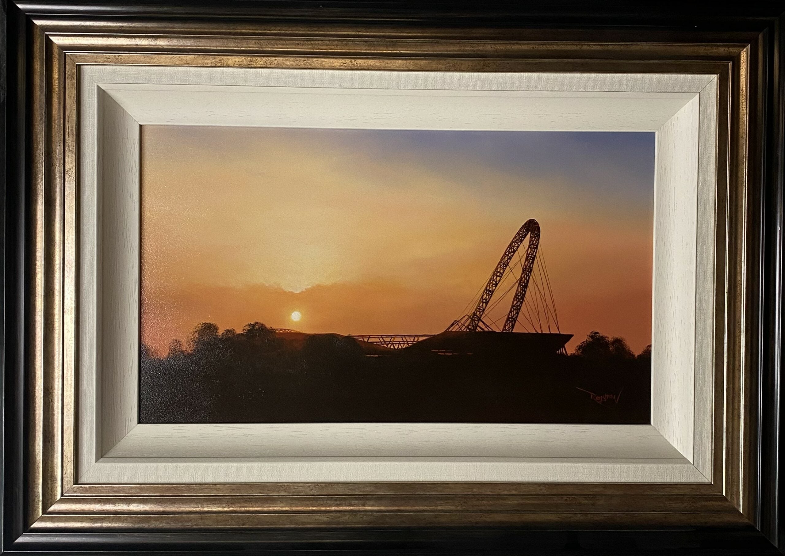 Wembley Stadium Sunset